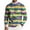 Green, variant on Mardi Gras Sweaters for Men Funny Mask Graphic Knit Lightweight Crewneck Sweater Carnival Thermal Pullover Sweaters