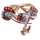 thumbnail image 3 of Kit de potenciómetro de guitarra, kit de potenciómetro de guitarra Arnés de cableado de tono de volumen de jazz Accesorios de guitarra elaborados con cuidado, 3 of 8