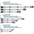 thumbnail image 3 of Disney Pet Collar, Dog Collar Plastic Buckle, Aladdin Jasmine Palace Pose with Script and Flowers White, 11 to 16.5 Inches 1.0 Inch Wide, 3 of 8