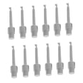 thumbnail image 4 of S SERENABLE 12 Pieces Fishing Lure Display Clips Compact Portable Sturdy Alloy for Fly Tying White, 4 of 9