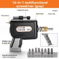 thumbnail image 4 of CHENMEI 16 In 1 Multi Screwdriver Set Screwdriver with Bit Screwdriver Set with 14 Bits for Home DIY (Orange), 4 of 4