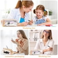 thumbnail image 5 of Rirool Mesh Pencil Case Large Capacity, Clear 2 Compartment Pencil Pouch with Zipper, Big Pen Organizer for School Supplies, Travel Makeup Bag for Girls Teens Adults Belge, 5 of 5