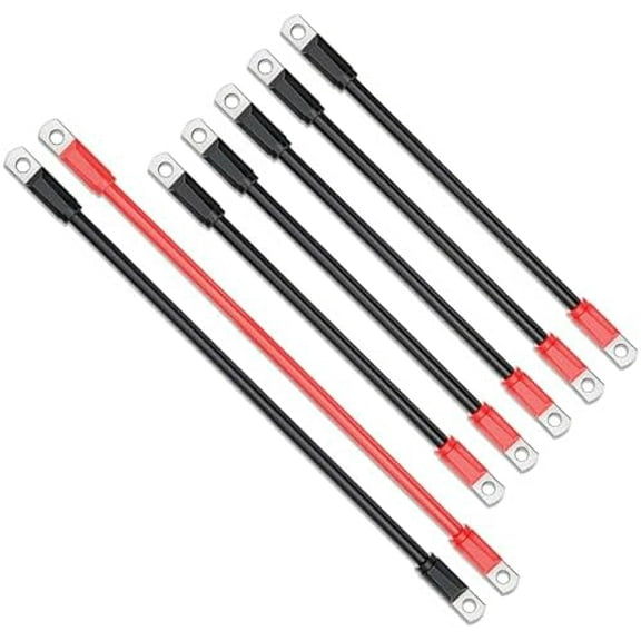 Drive- Golf Cart Battery Cables Wiring Kit for EZGO TXT 1994- 36 and 48  with 4 Gauge 7 PC AC/DC Wire Golf Cart Battery Cable Set