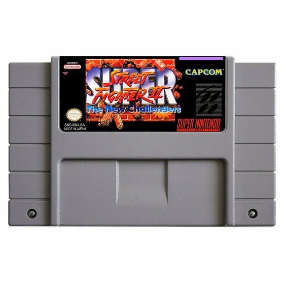 SNES Games Cartridge Super Street Fighter II