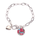 thumbnail image 1 of Pant flor hoja de vida cielo Pulsera de cadena de corazón joyería encanto moda, 1 of 3