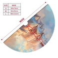 thumbnail image 3 of Yiaed Sailing Ship Ocean Sunset Print Christmas Tree Skirt , Tree SkirtsTree Mat for Christmas Winter Holiday Indoor Decorations-48", 3 of 7
