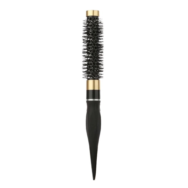 Cepillo de pelo de barbero redondo para desenredar iónico de cerámica sin encrespamiento para secado por soplado 2.2cm Colcomx Cepillo redondo para el secado por soplado