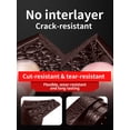 thumbnail image 6 of Catelles Genuine Leather Cowhide Crocodile Pattern Men's Belt, Wear-resistant, Dark Coffee Color, Headless Style, Business Casual, Gift Box Packaging&For waist 48in Width 1.5in(3.8cm), 6 of 8