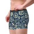 thumbnail image 2 of Pofeuu Nautical Style Print Men’s Boxer Briefs, Moisture-Wicking Underwear, Regular,Trunk-Large, 2 of 5