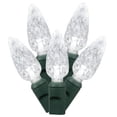 thumbnail image 1 of Vickerman X6G8809 Vickerman 200 Pure White C6 LED Light on Green Wire 100' Christmas Light Strand, 1 of 2