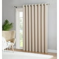 thumbnail image 2 of Warm Home Designs 1 Panel of Beige Ivory Color Blackout Patio Door Curtains. Each Extra Wide Sliding Door Room Divider Is 102" X 84". N Ivory Patio 84, 2 of 6