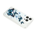 thumbnail image 5 of Butterfly Pattern Case for iPhone 16 Pro Max, Clear Phone Case Cute Pattern for Women Girls Case, Non-Yellowing Shockproof Scratch Resistant Slim Cover for iPhone 16 Pro Max, Butterfly-C, 5 of 11