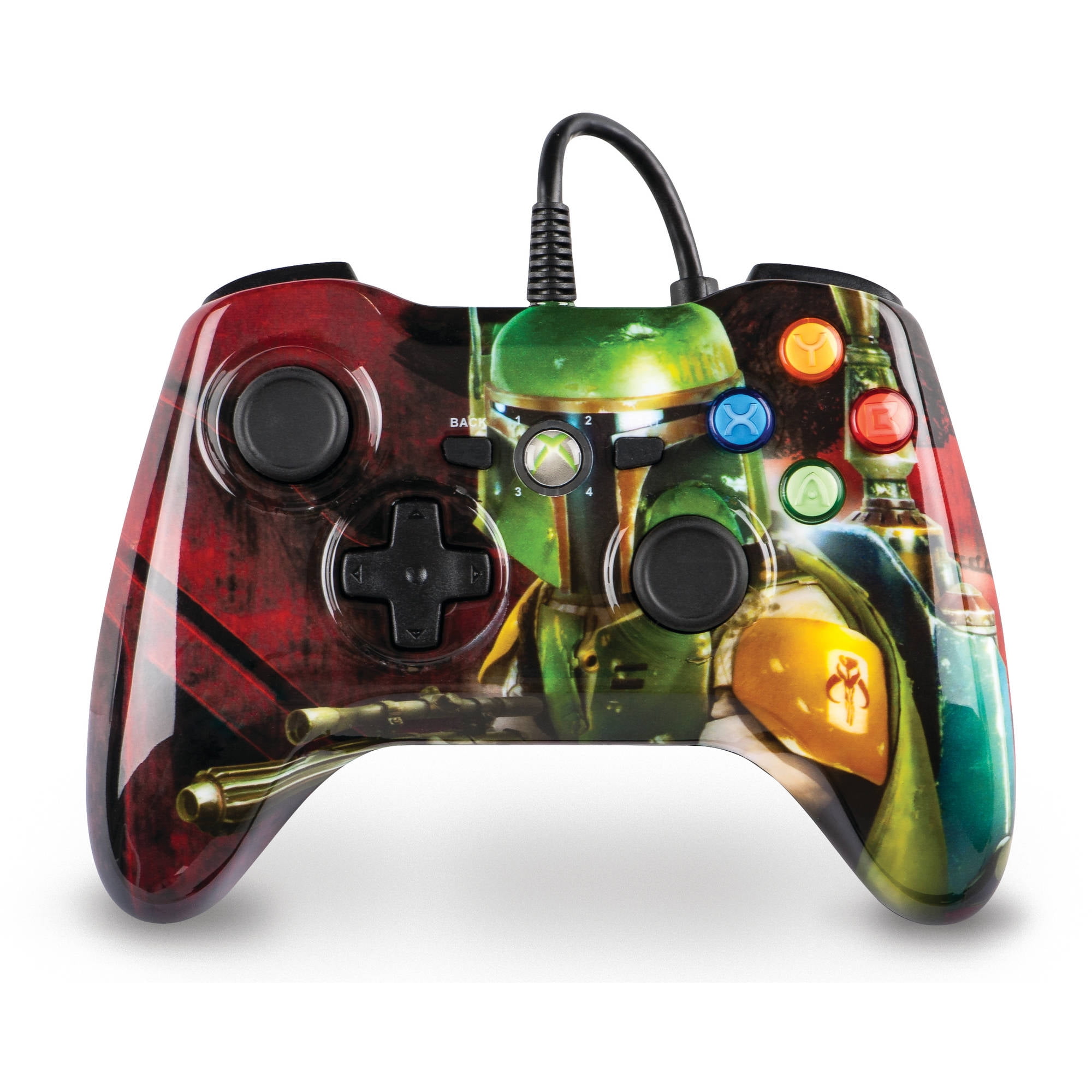star wars xbox 360 wired game controller