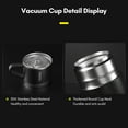 thumbnail image 3 of Zootealy Double Layer Stainless Steel Vacuum Insulated Water Bottle Coffee Mug Thermal Bottle 12H Keeps Hot and Cold Leakproof Suitable for Home Office Outdoor Travel, 3 of 6