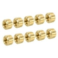 thumbnail image 1 of Uxcell Brass Pipe Plug Male Thread Hex Internal Head Socket Fitting for Water Air Fuel Pipe 1/8"NPT, 1 of 5