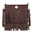 thumbnail image 1 of Bolso para Cruzado Hombro Con Flecos Retro Mujer, 1 of 5