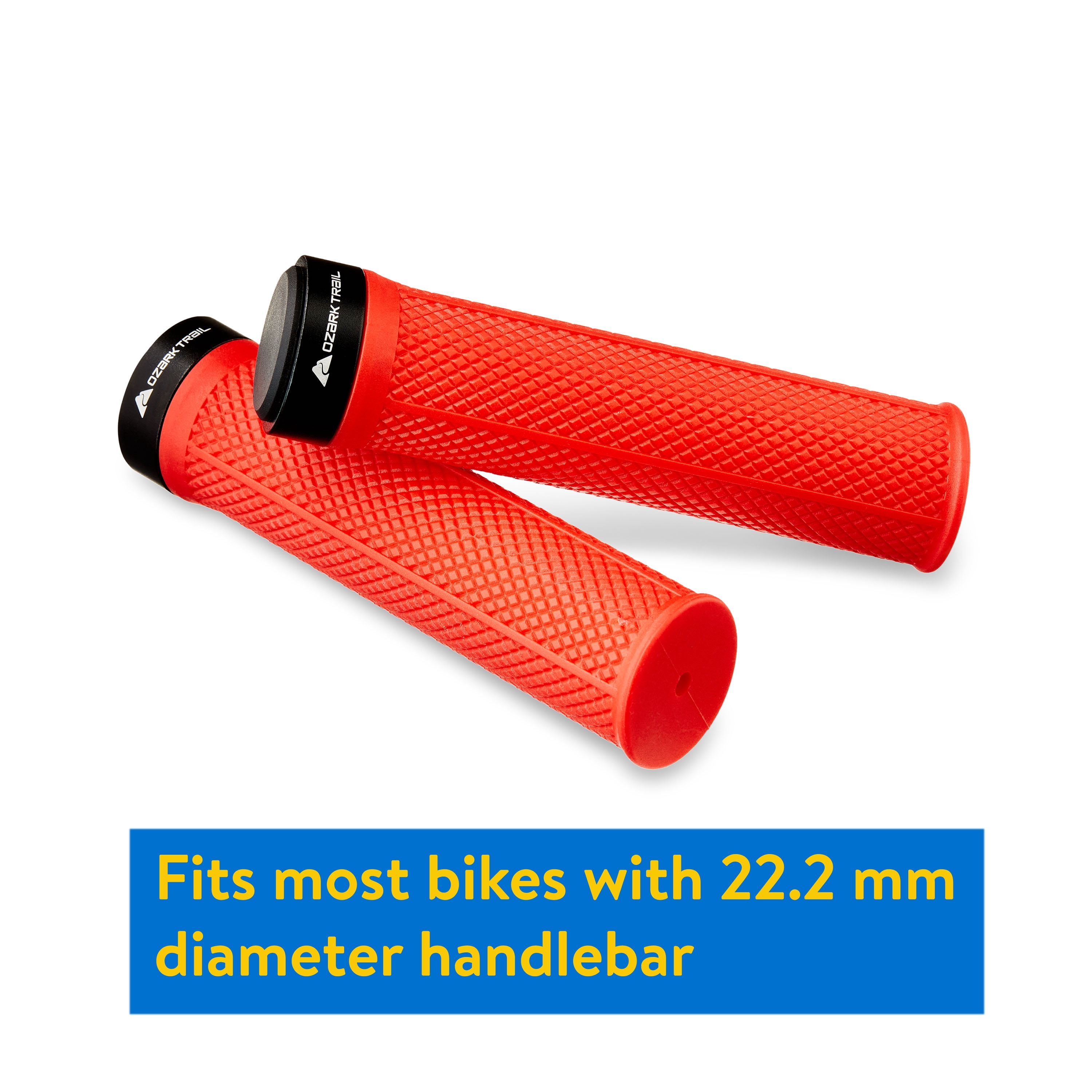 Ozark Trail Lock-on Bike Grips, Red