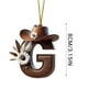 thumbnail image 5 of Decoraciones Del Árbol de Navidad Decoración Del Árbol de Navidad de 26 Letras Colgante Ornamento Del Árbol de Navidad Decoración de Navidad Personalizada Decoración de Navidad, 5 of 6