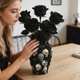 thumbnail image 5 of Gothic Skeleton Resin Vase - Unique Skeleton Flower Stand, Suitable for Fresh and Dried Flowers, Desktop Decoration, Gothic Style Enthusiasts, Weird Garden Decoration, 5 of 7