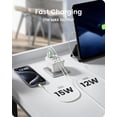 thumbnail image 4 of Adaptador de Enchufe Mundial LENCENT Blanco con 3 Puertos USB-A y 1 Tipo-C para Viajar, 4 of 7