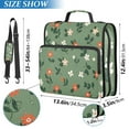 thumbnail image 7 of 3 Ring Zipper Binder with Shoulder Strap Waterproof Trapper Keeper 2 Inch D-Ring 500 Sheets Capacity Flowers with Leaves, 7 of 7