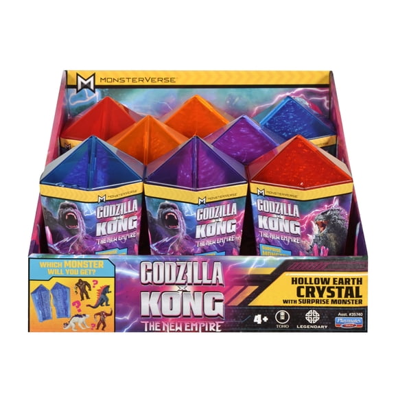 Hollow Earth Crystal Godzilla x Kong: El Nuevo Imperio con Mini Monstruo