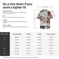 thumbnail image 7 of JUNZAN Mens Casual Button Down Shirts Short Sleeve Patchwork In Country Style Print Shirt-Large, 7 of 7