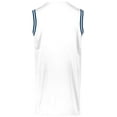 thumbnail image 4 of Holloway Sportswear XL Retro Basketball Jersey White/Navy 224076, 4 of 5