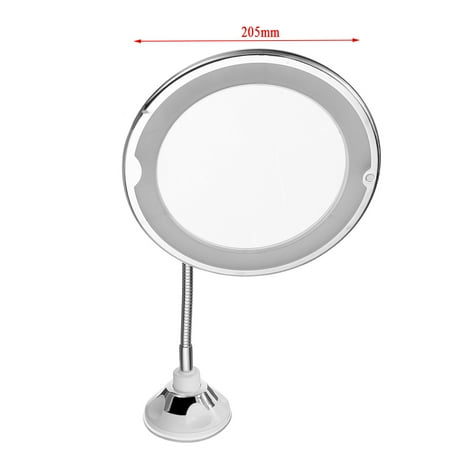 10x Magnifying Flexible Led Makeup Mirror Vanity 360 Rotating Swivel Adjustable With Strong Suction Cup Battery Operated Foldable For Bathroom Home Travel Canada - Battery Illuminated Makeup Mirror 10x Magnifying Flexible Led Makeup Mirror Vanity 360 Rotating Swivel Adjustable With Strong Suction Cup Battery Operated Foldable For Bathroom Home Travel Canada - Battery Illuminated Makeup Mirror