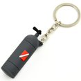 thumbnail image 1 of Suba Diving Air Tank Keychain Silicone Key Ring Diver Diving Gift Souvenir, 1 of 5