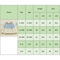 thumbnail image 4 of Gupgi 6M-4T Kids Boys Fall Sweater Long Sleeve Crew Neck Contrast Color Warm Pullover Knit Winter Tops, 4 of 9