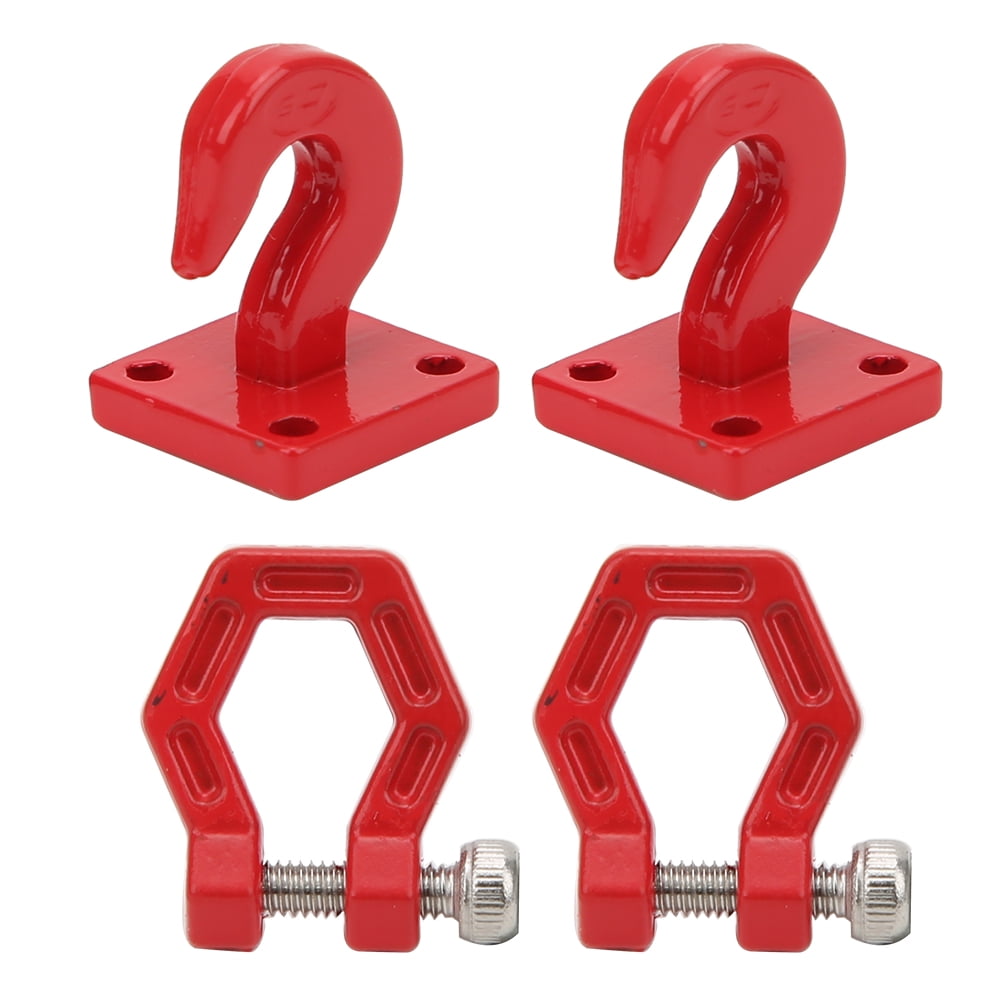 Crochet De Remorque RC En Aluminium - Pour Voiture D'escalade 1/10, Avec Corde En Acier