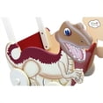 thumbnail image 3 of Fantasy Fields - Dinosaur Kingdom Thematic Kids Wooden Push Toy Cart, 3 of 4