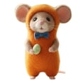thumbnail image 1 of zhangmingg Handmade Bunny Rabbit Animal Figurine Cute Easter Decoration for Home Desktop Ornament and Tiered Tray Display, 1 of 4