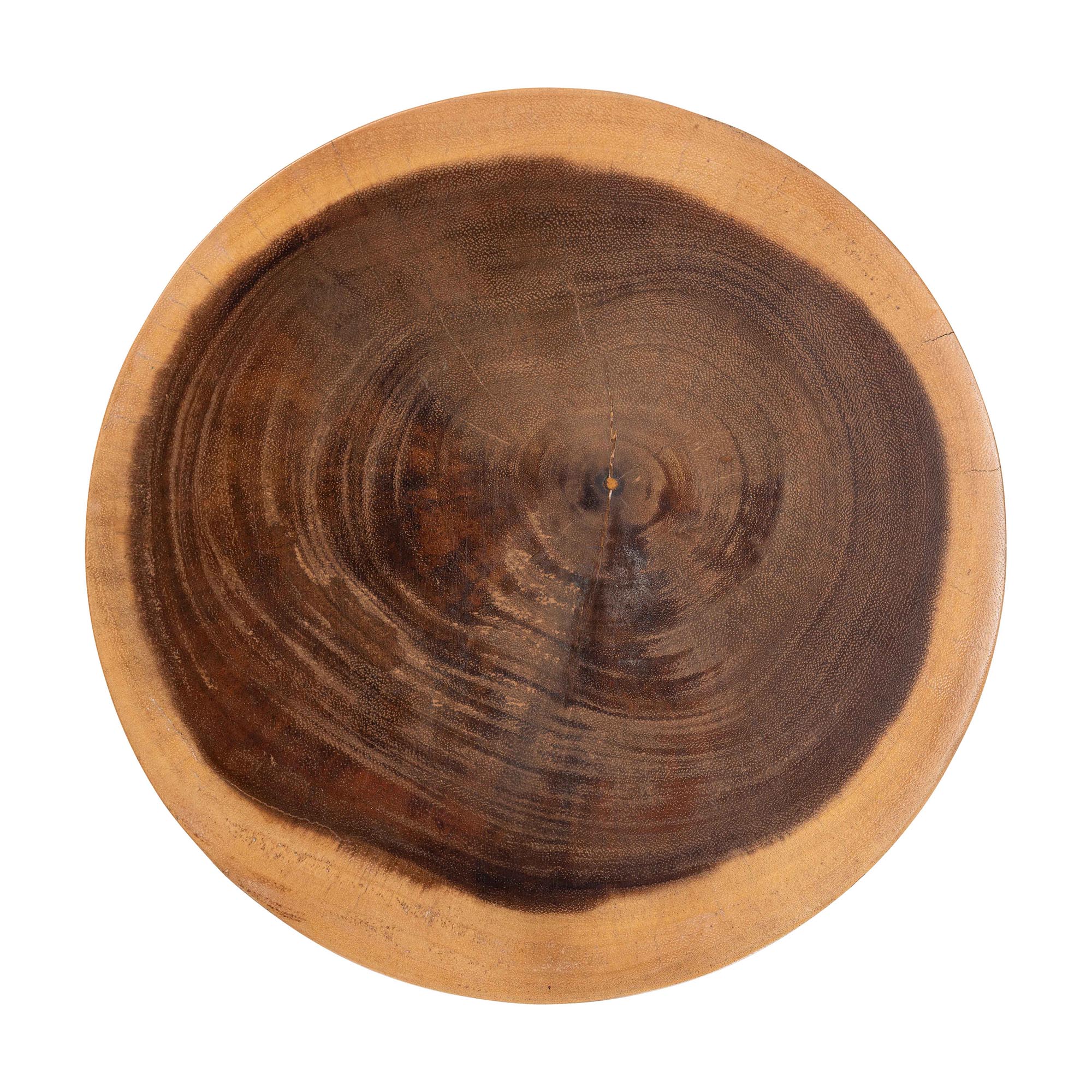bali & pari Abrina Rustic End Table, Natural Brown