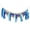 Blue, variant on jifeng Half Banner, High Chair Banner, Half Year Birthday Decorations, Backdrop Garland Blue