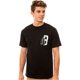 thumbnail image 1 of Black Scale - Camiseta gráfica para hombre con logotipo de The Feather B, color negro, pequeña, 1 of 1