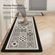 thumbnail image 5 of Alfombra de cocina de estilo retro, alfombra de piso larga resistente a las manchas para el hogar, alfombra de piso para puerta de entrada de fácil secado, alfombra de una pieza, 5 of 6