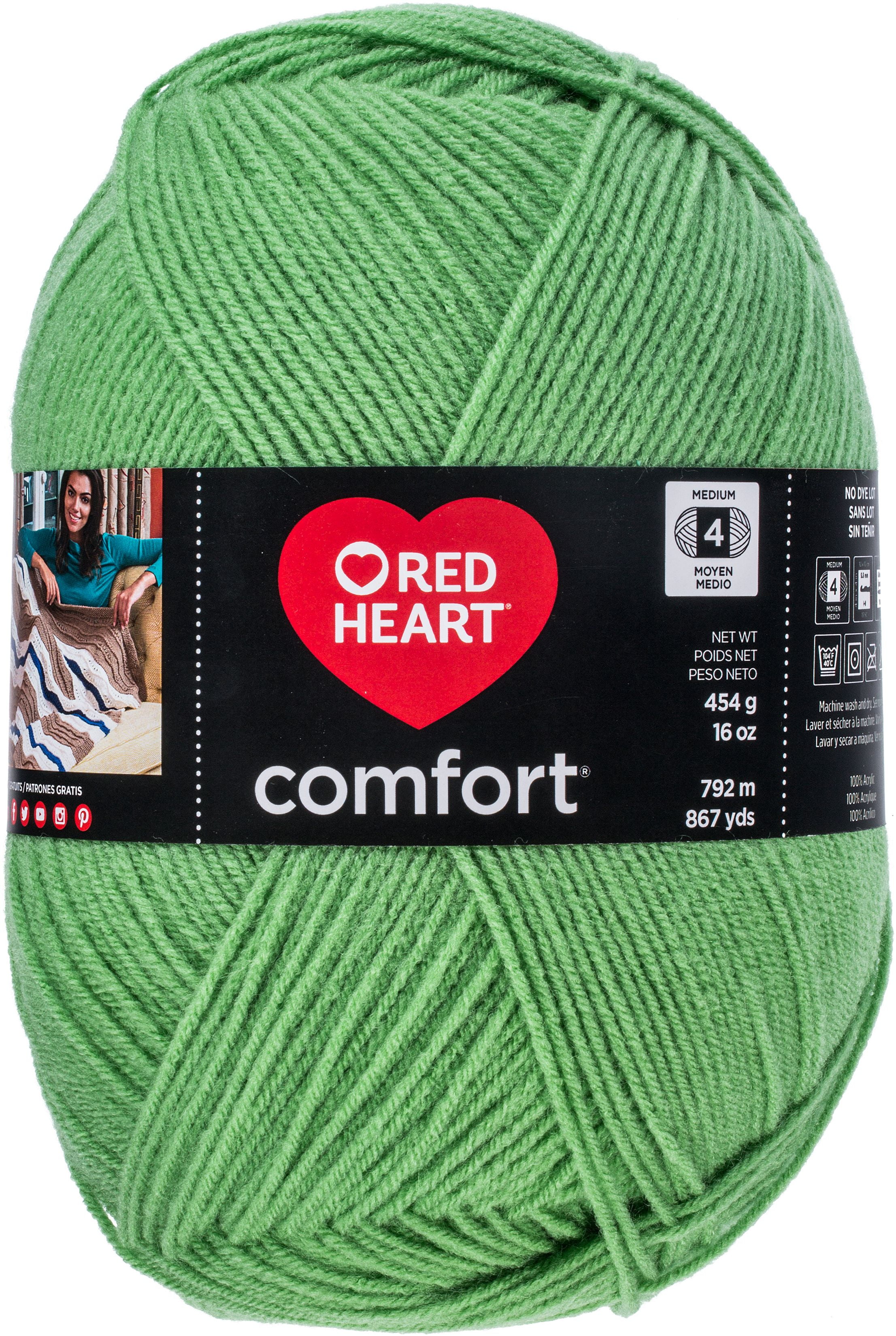 Red Heart Comfort YarnGreen Pea