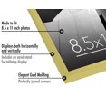 thumbnail image 4 of Americanflat 8.5x11 Picture Frame in Gold with Shatter Resistant Glass - Horizontal and Vertical Formats for Wall and Tabletop, 4 of 5
