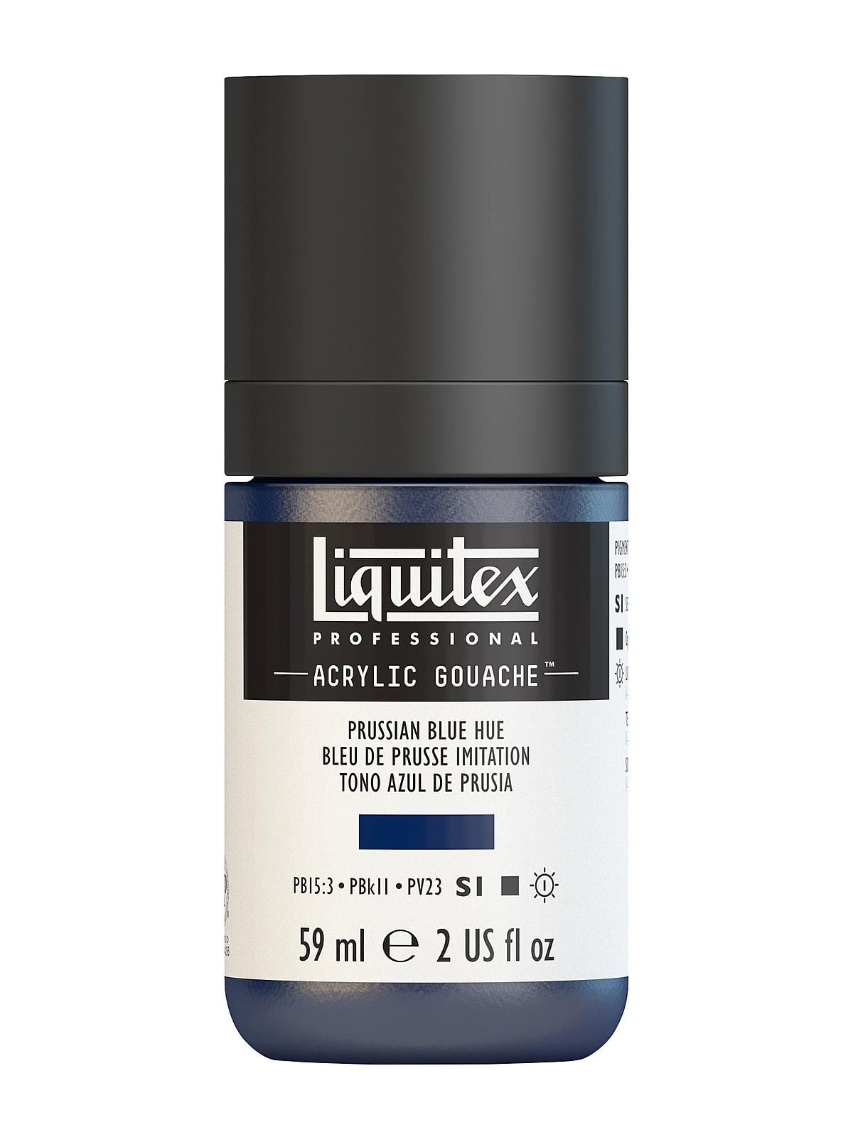 Professional Acrylic Gouache Prussian blue hue, 2 oz. (pack of 3)