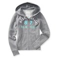 thumbnail image 2 of Aeropostale New York Sudadera con capucha para mujer, gris, grande Aeropostale  Sudadera, 2 of 2