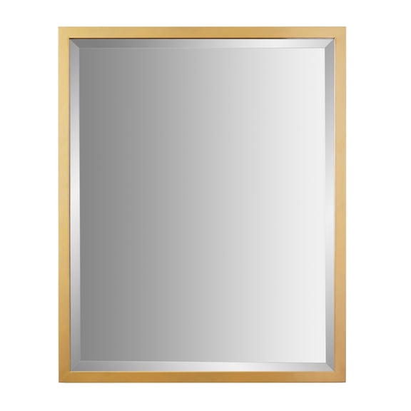 Head West Metal Framed Beveled Edge Rectangular Vanity Mirror - 24" x 30"