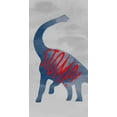 thumbnail image 2 of Prime, Marcus 14x24 White Modern Wood Framed Museum Art Print Titled - Prehistoric Stomp, 2 of 4