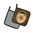 thumbnail image 2 of Carolines Treasures SS8725PTHD Pomeranian Pair of Pot Holders, 7.5HX7.5W, multicolor, 2 of 2