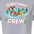 thumbnail image 3 of Disney - Christmas Crew - Juniors Cropped Cotton Blend T-Shirt, 3 of 5