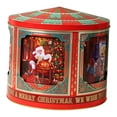 thumbnail image 4 of Caja de música navideña, caja de música decorativa, adorno de escritorio, multiusos para fiestas Casa de Navidad, 4 of 9