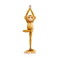 thumbnail image 3 of jifeng Sculpture d'Animal Centre de Table de Collection Statue de Singe de Yoga en Résine Pied Unique, 3 of 9
