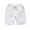 White, variant on Posijego Toddler Boys Girls Jogger Shorts Drawstring Elastic Waist Cotton Shorts Kids Summer Active Shorts
