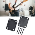 thumbnail image 2 of Metal Guitar Bass Neck Plate with Mounting Screws Guitar Neck Joint Board Mounting Plate Electric Guitar Accessory, 2 of 9